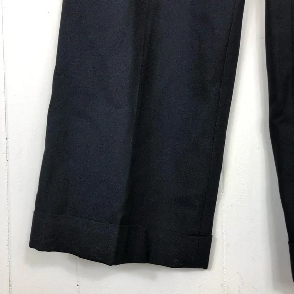 Tory Burch Wool Wide Leg Trousers Sz 6 - Picture 6 of 14